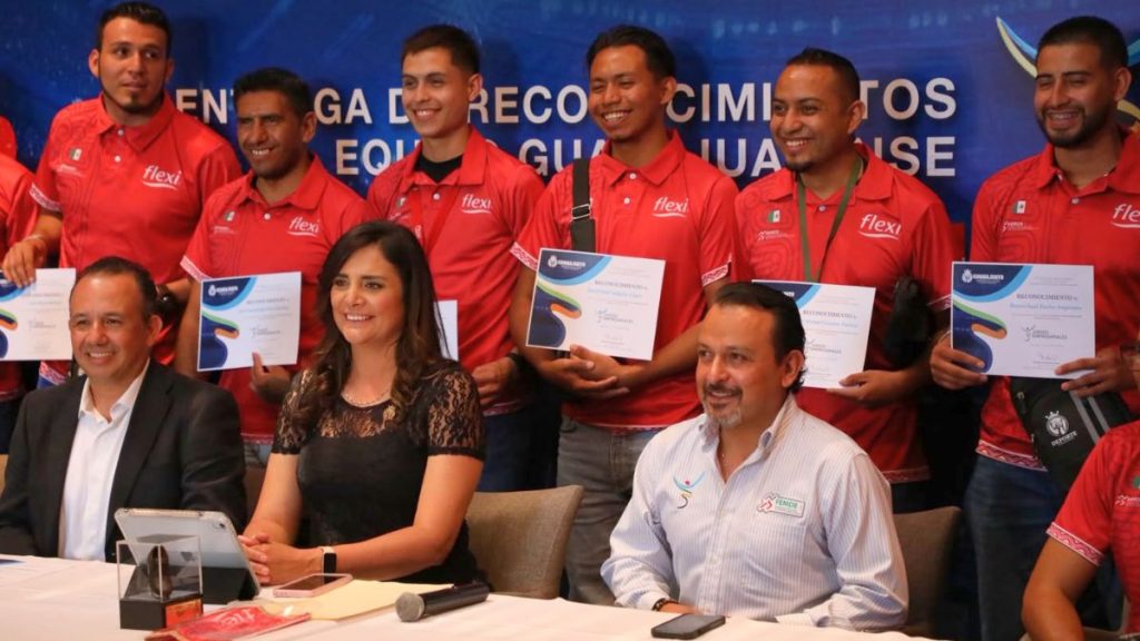 Los leoneses recibieron un reconocimiento tras los Juegos Mundiales Empresariales. Code Guanajuato.