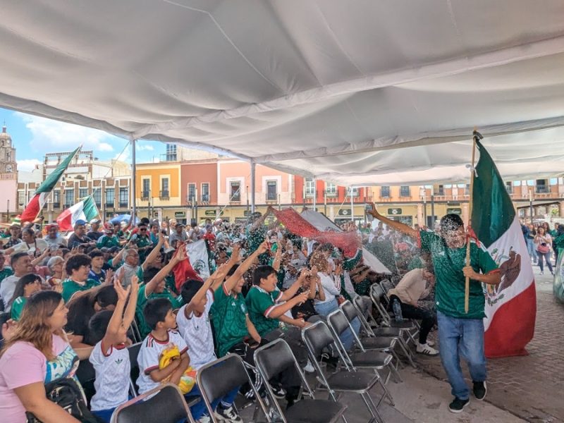 Paralizan la ciudad para apoyar a México en el Mundial 2026 y acuden a la Plaza Miguel Hidalgo