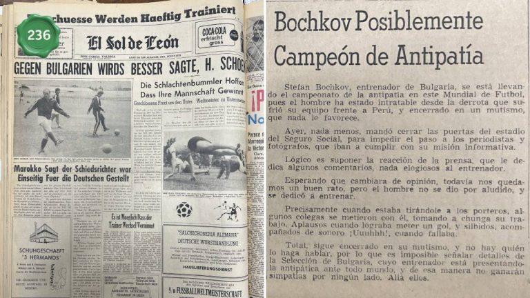 Prensa en el Mundial de México 1970 en León