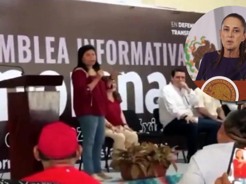 Prima de AMLO insulta a Trump y Sheinbaum la regaña; podrían sancionarla por acto partidista