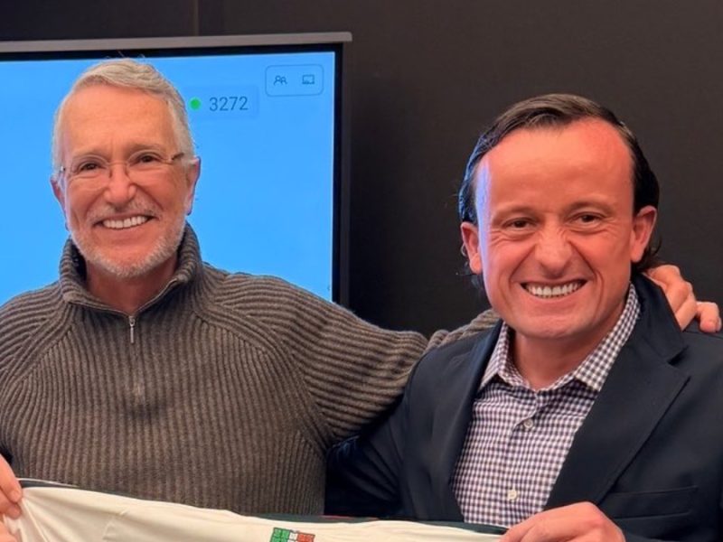 Ricardo Salinas Pliego presume visita de Mikel Arriola; Presidente de Liga MX explica los motivos