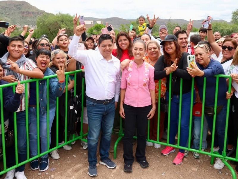 Tras cancelar gira en Zacatecas por amagos de la CNTE, Sheinbaum acude en ‘secreto’ a SLP