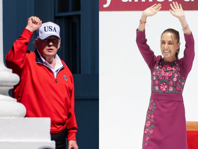 Descarta Claudia que Trump esté detrás de presiones contra México y acusa a Calderón de permitir la DEA