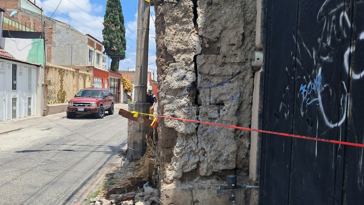 Vivienda riesgo colapso San Juan de Dios