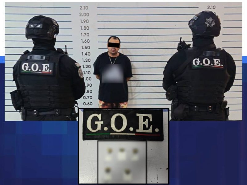 Cae “El Roro” con droga y un historial de 77 detenciones, en Irapuato