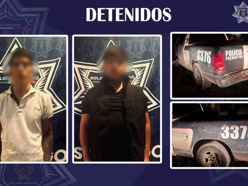 ¿Patrulla clonada? Caen en Dolores Hidalgo con camioneta “oficial” pirata de Irapuato