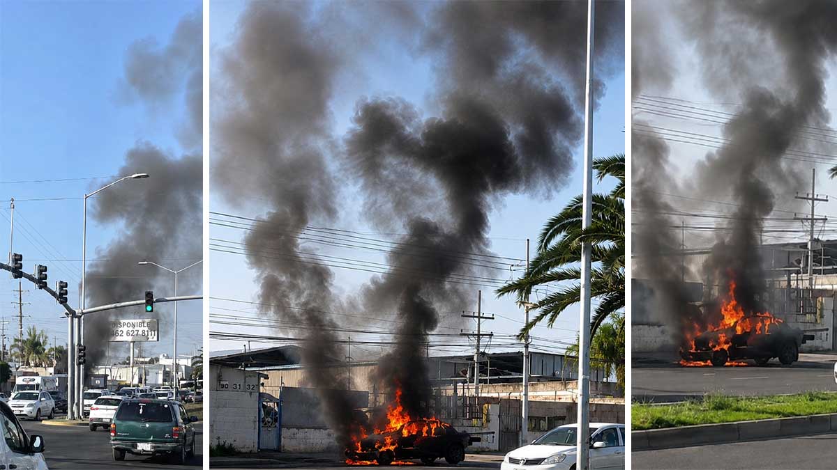 Irapuato bulevar Solidaridad incendio