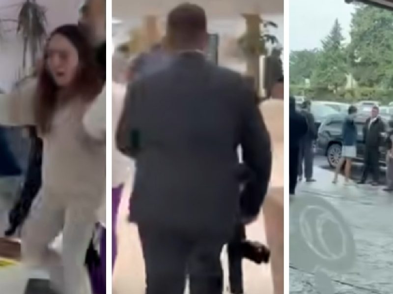 Irrumpe alcalde de Metepec en club deportivo; hombre que le acompañaba portaba arma larga