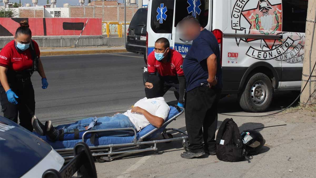 accidente de moto en León