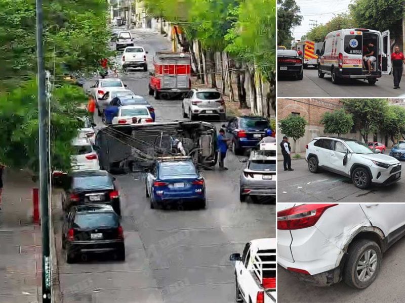 Accidente en León: Conductora vuelca su camioneta tras sufrir presunta convulsión al volante