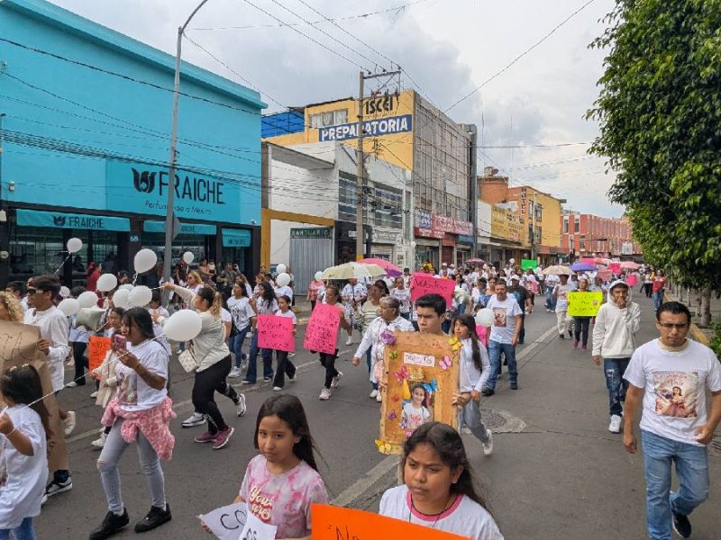 “Valentina, tu voz brilla”: Marchan para exigir justicia por asesinato de menor en Irapuato