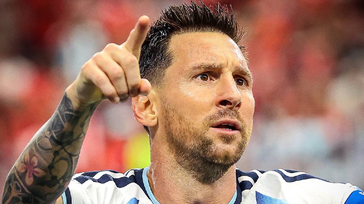 Messi, máximo goleador histórico de los Mundiales con un doblete ante Austria - Foto AFA.