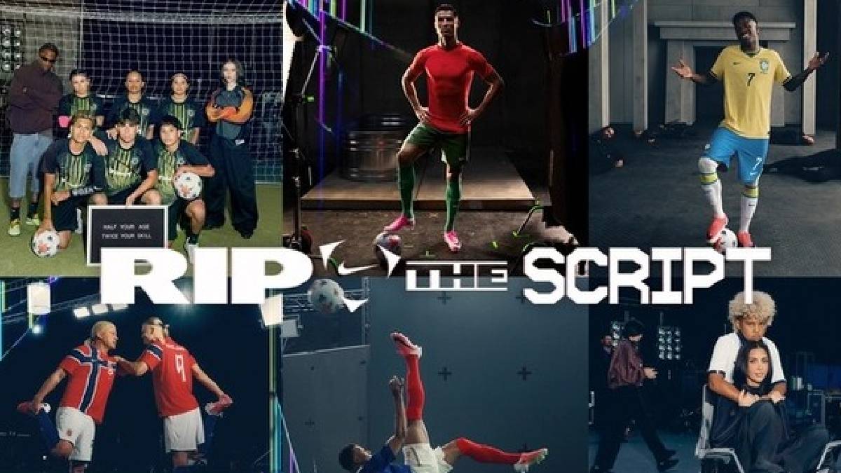Nike rompe Internet con su espectacular comercial 'Rip The Script' plagado de estrellas mundiales : Captura.