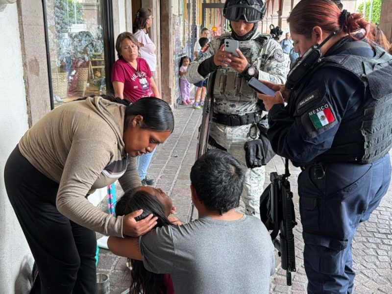 ¿Qué pasó en el Jardín Principal de Celaya? Motociclista atropella a niña y se da a la fuga