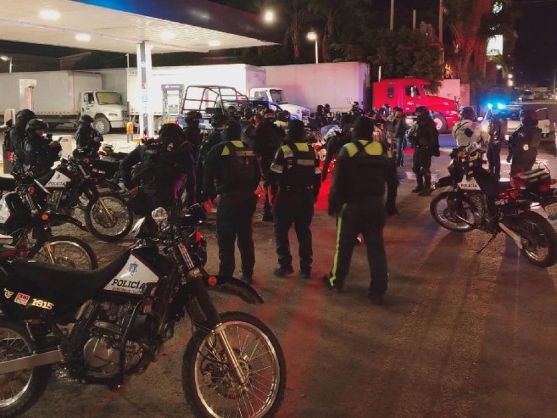 Operativo contra arrancones deja nueve detenidos, 59 multas y 25 motocicletas al corralón