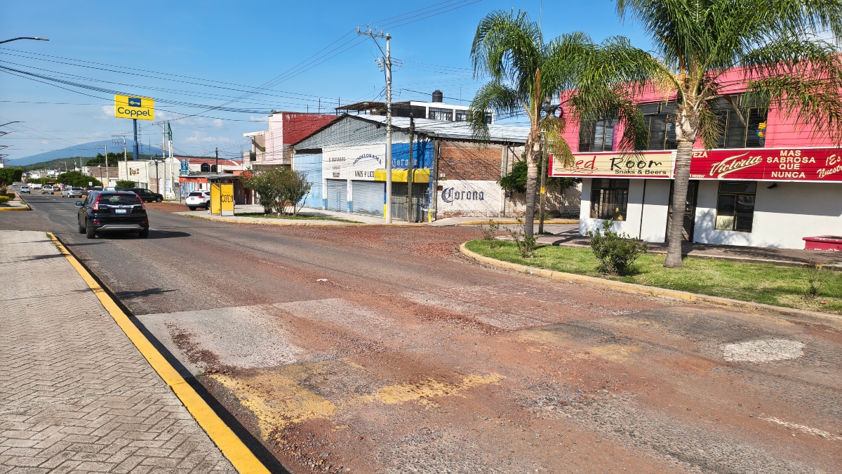 pavimentación bulevar 5 de Mayo Yuriria