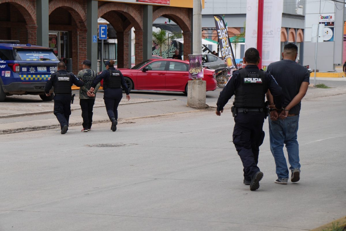 Operativo en la colonia Nogalia de Irapuato