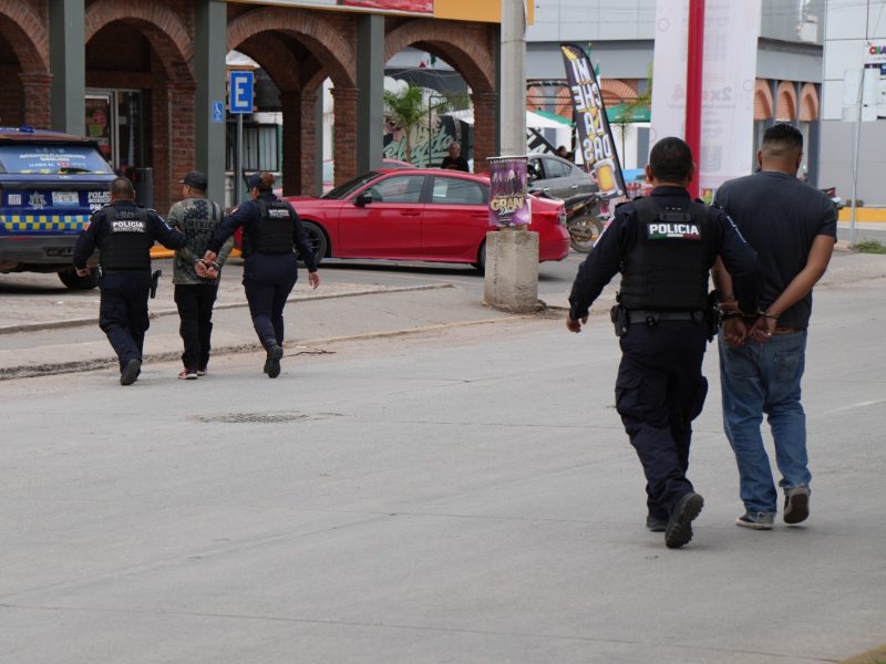 Operativo en la colonia Nogalia de Irapuato