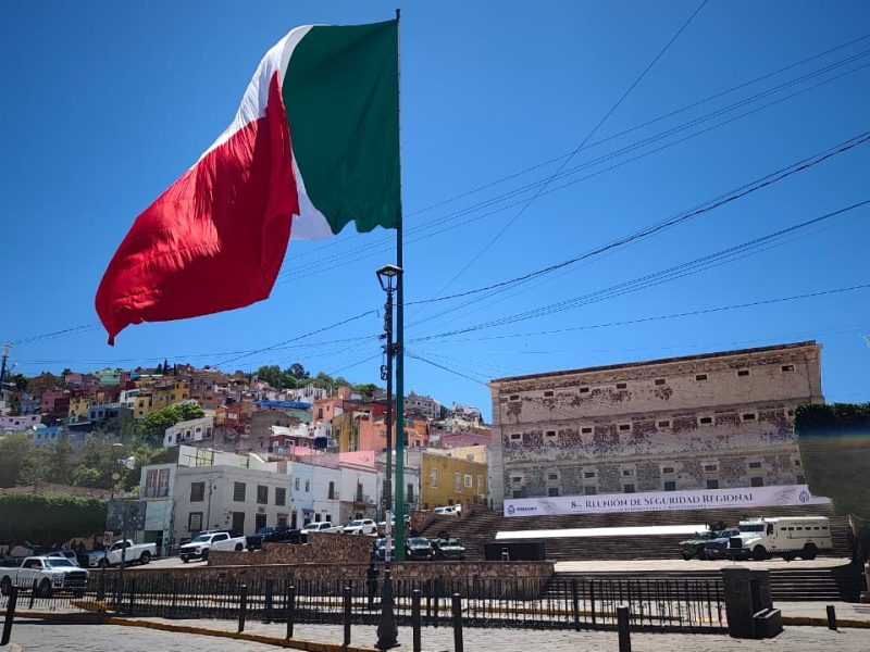 Blindaron la Alhóndiga de Granaditas por la Reunión Regional de Seguridad