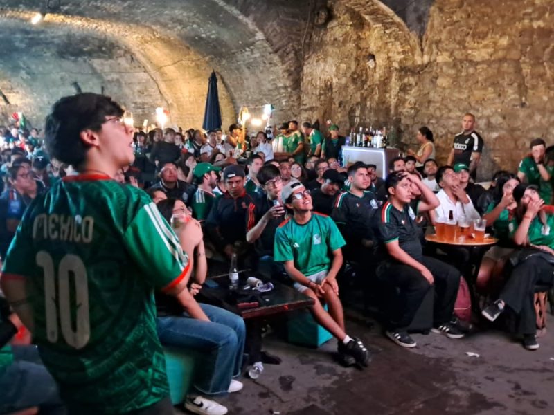 Acudieron cientos a la Subterránea en Guanajuato para apoyar a México en el Mundial 2026