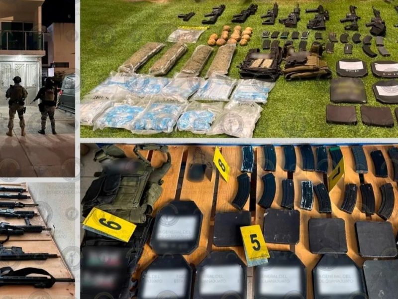 Caen bandas foráneas con armas y droga en León: 20 detenidos de siete estados diferentes
