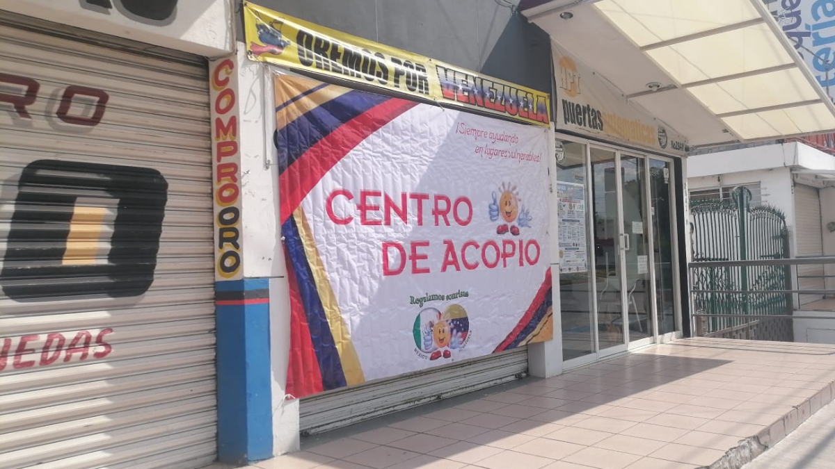 Centro de acopio para Venezuela
