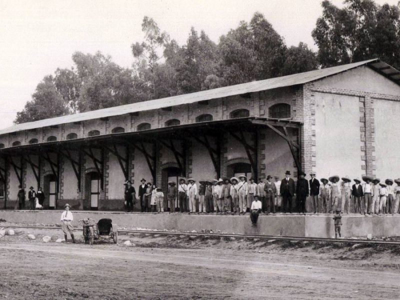 Estación del tren en León