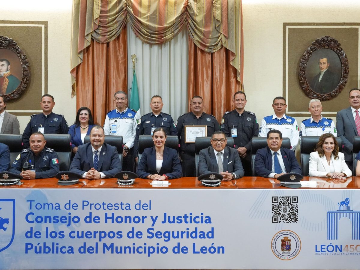 Instalan Consejo de Honor y Justicia en León para vigilar desempeño de policías