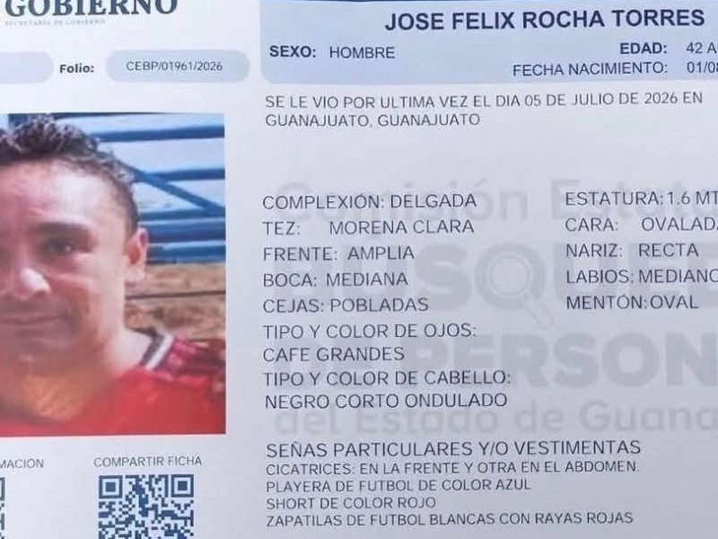 Cae el presunto asesino de ‘El Gallito’, empleado de la UG en Guanajuato