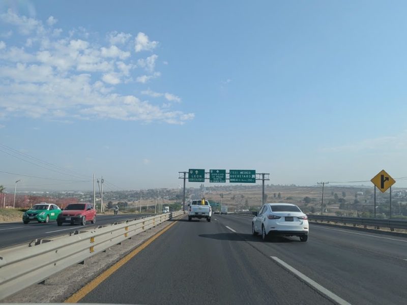 Cierres en la carretera 45: Inicia reencarpetamiento del tramo Irapuato-León
