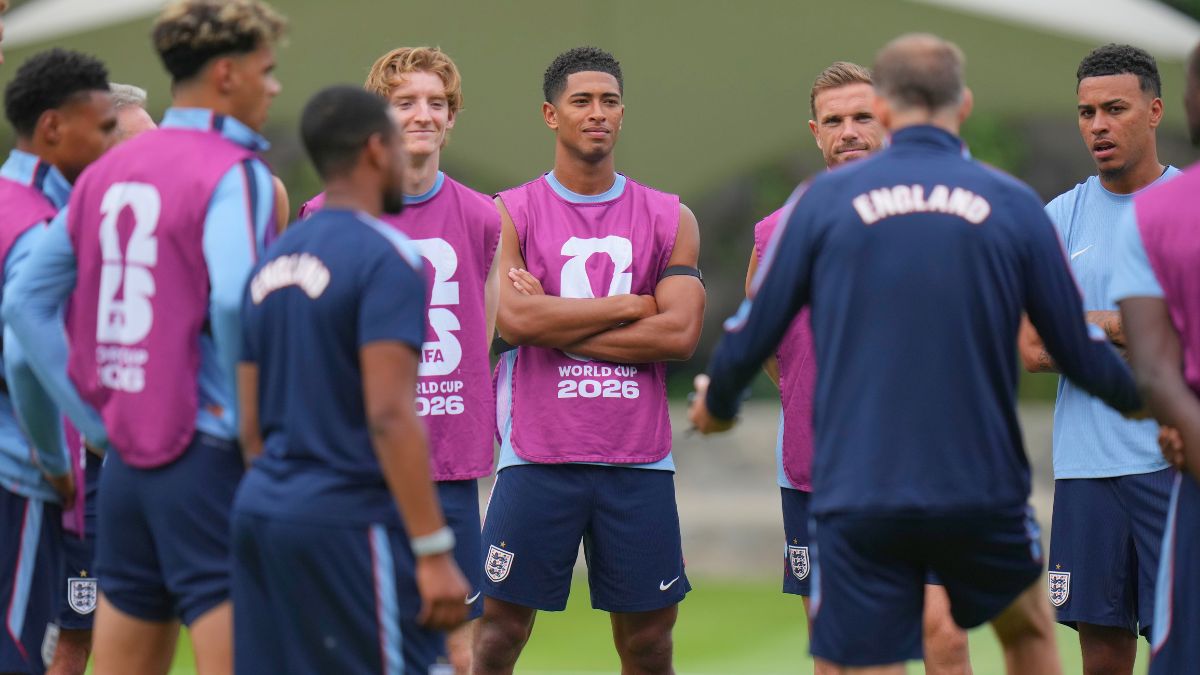 Inglaterra entrenó en las instalaciones de Pumas para el juego Vs la Selección Mexicana. AP.