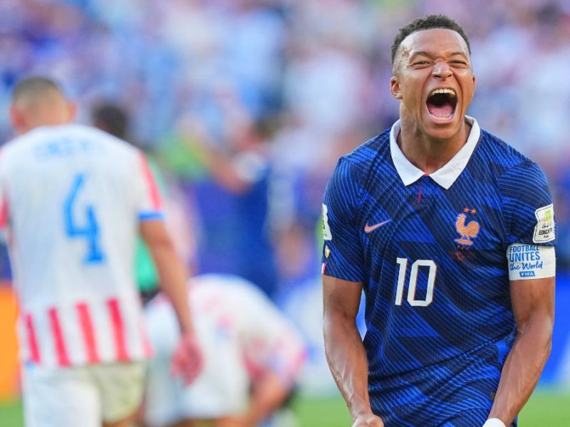 Mbappé tumba el muro de Paraguay y mete a Francia a 4tos. de final del Mundial