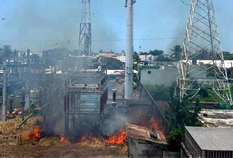 Subestación de CFE en Veracruz