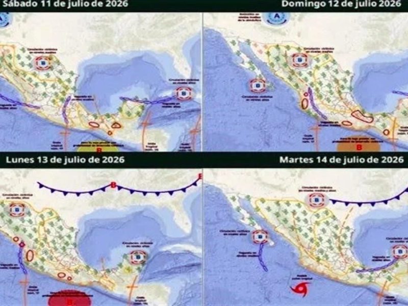 Lluvias fuertes en Guanajuato y 11 estados más, alertan autoridades este fin de semana