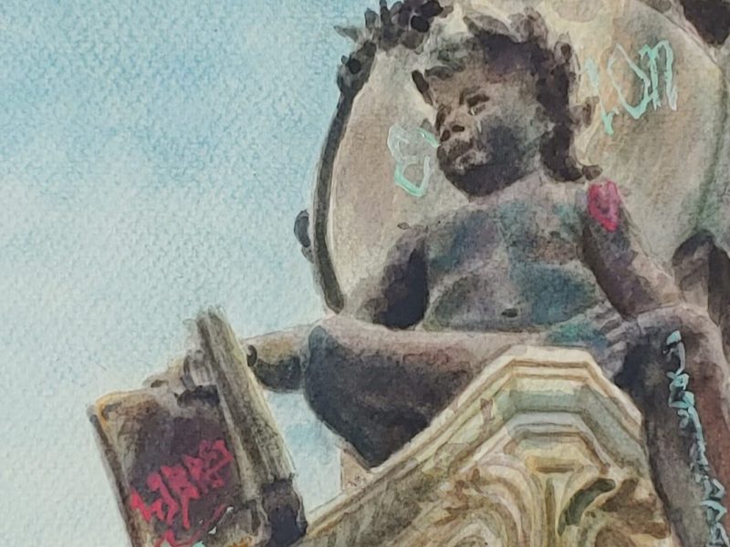 Manuel Moreno: Del muralismo exprés a preparar su gran exposición para museos