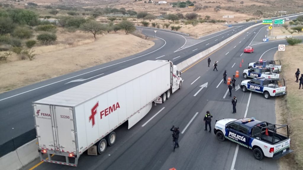 Guanajuato presume baja de robos carreteros