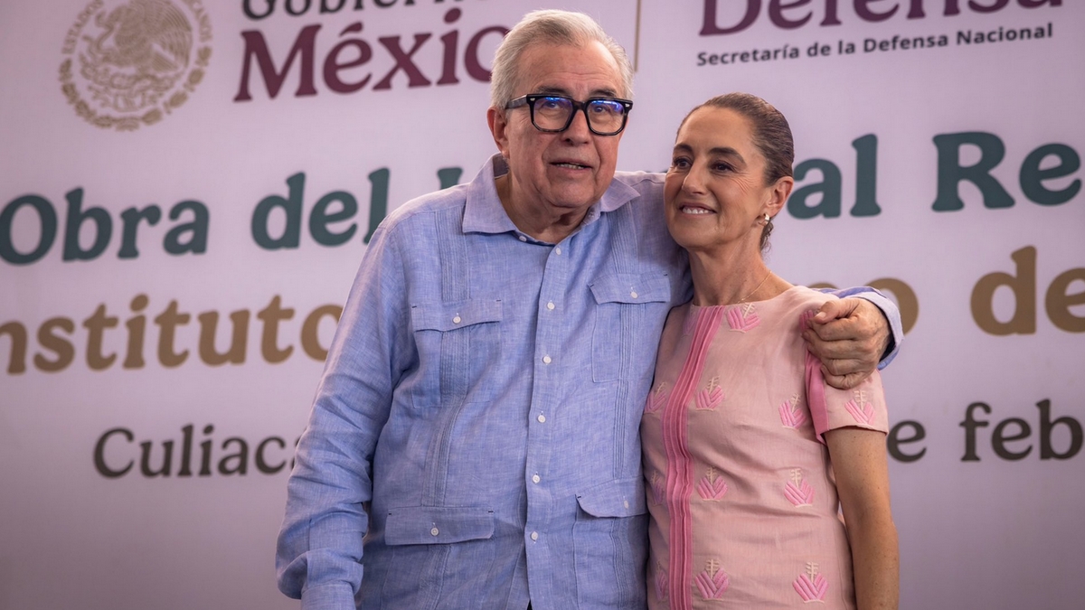 Rubén Rocha y Claudia Sheinbaum