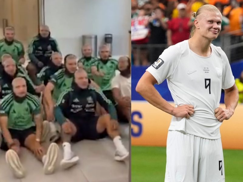 Haaland responde a Selección Mexicana, tras video de jugadores con máscara del noruego