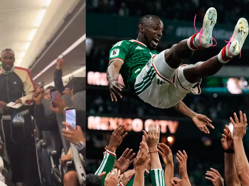 ‘Te amamos’; Julián Quiñones, ovacionado en avión tras Mundial 2026