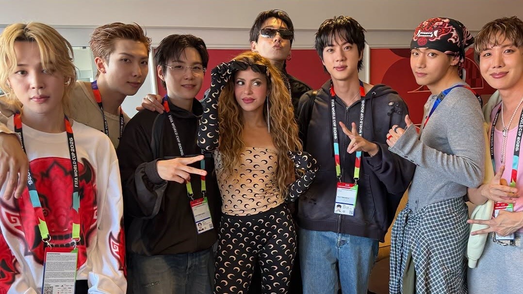 Shakira y BTS juntos en la final del Mundial 2026 en el MetLife Stadium