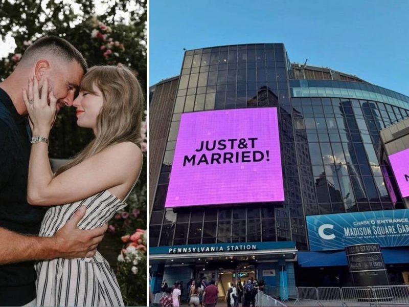 ¡Ya es oficial! Taylor Swift y Travis Kelce están recién casados