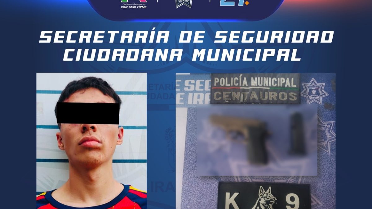Detienen a Bogar por asaltar a cuentahabiente en Irapuato