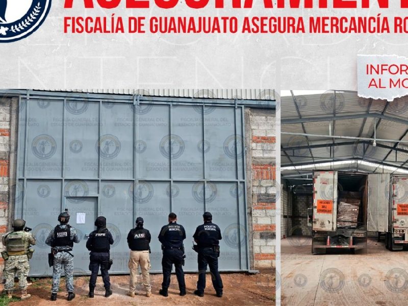 Aseguran finca, cargamento de cerveza y vehículos robados
