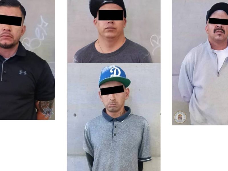 Detienen a cuatro de Irapuato tras asaltar una casa en la Santa Rosa de Lima, en León