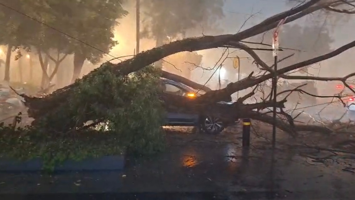 intensa lluvia Celaya