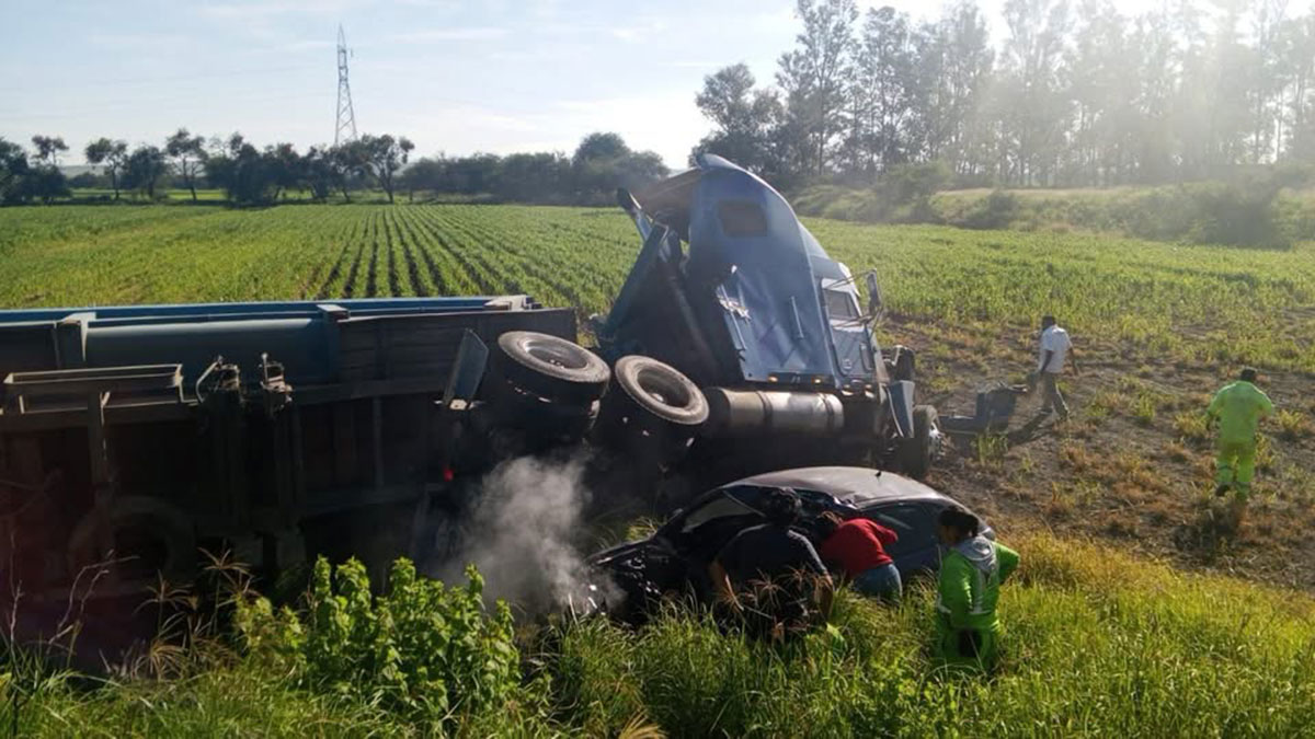 accidente Libramiento Norte Irapuato