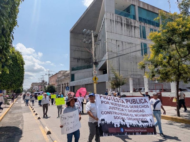 Marcha en Irapuato: Movimiento Social exige agua, seguridad y pavimentación