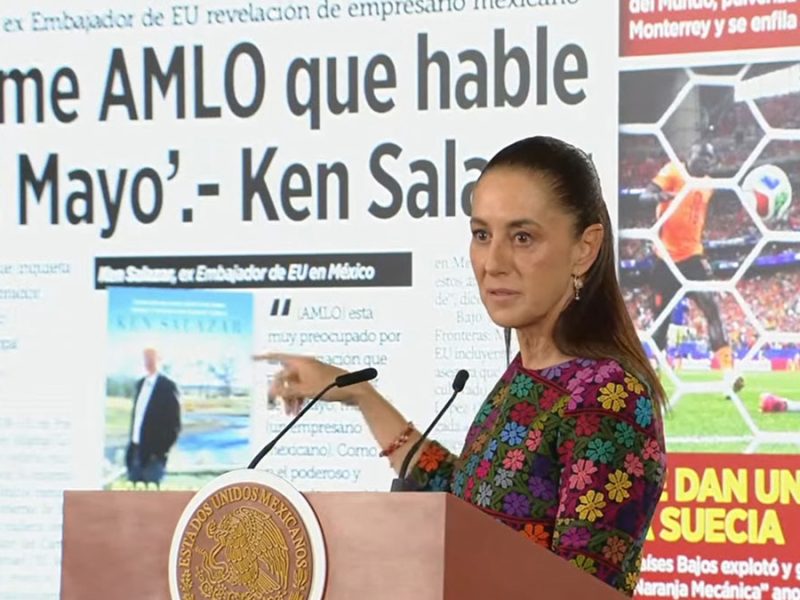 ‘Hubo omisión y mentira’: Sheinbaum arremete contra Ken Salazar por caso ‘El Mayo’