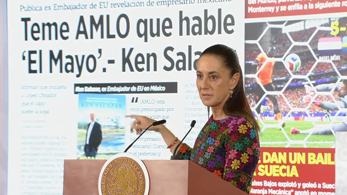 Sheinbaum Ken Salazar El Mayo
