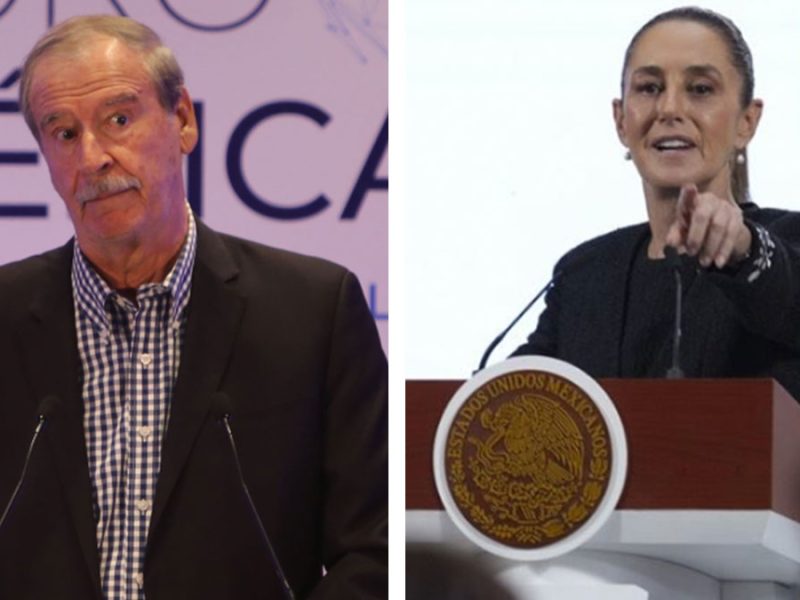 “No se vaya a quemar”: Sheinbaum responde a Fox tras defender a Ernesto Ruffo